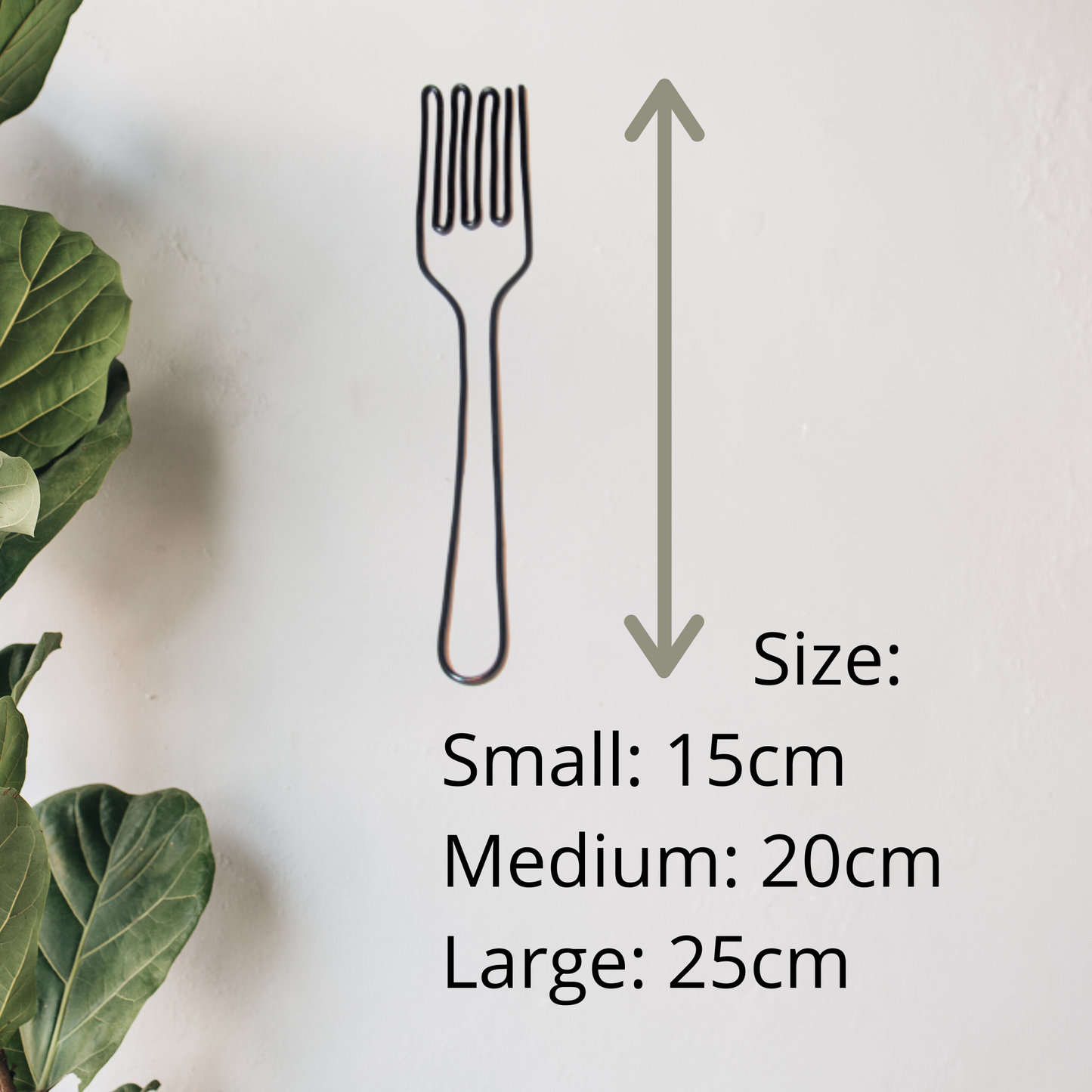 Fork knife spoon wall art for kitchen dining wall decor