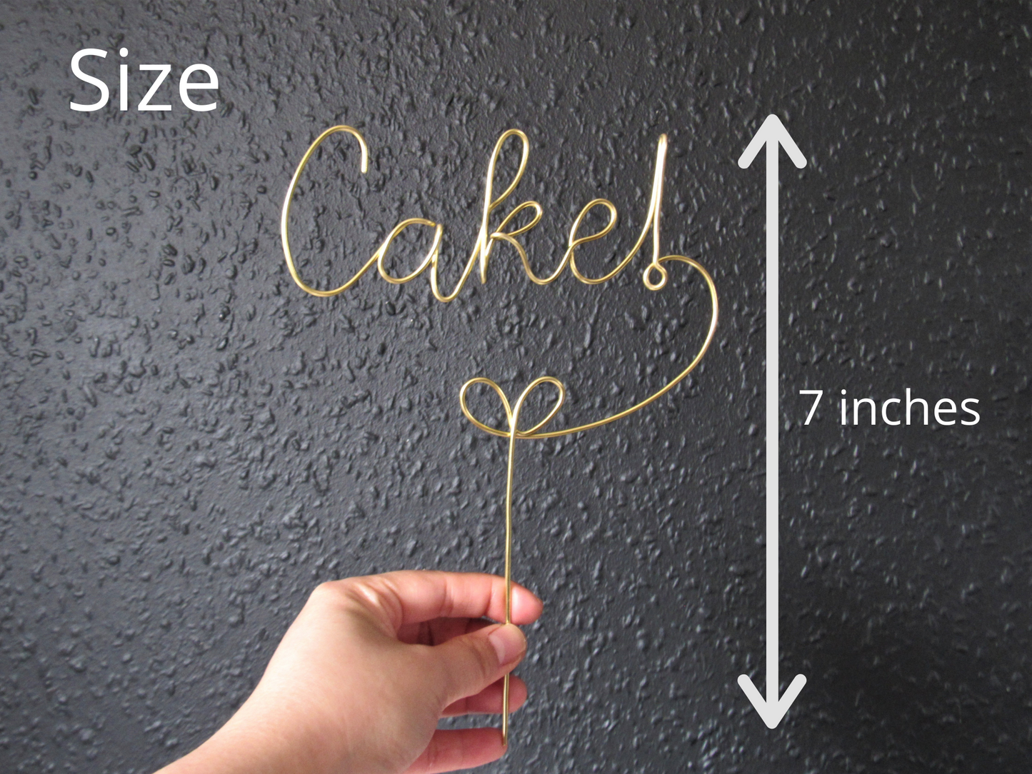Cake! Wedding Cake Topper/ birthday cake topper