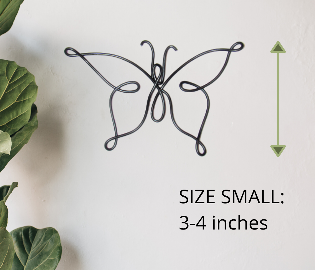 Butterfly wire wall art home decor