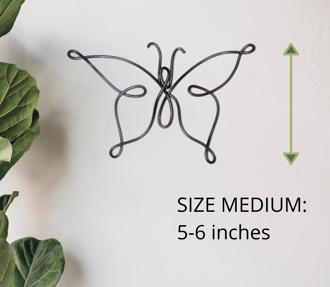 Butterfly wire wall art home decor