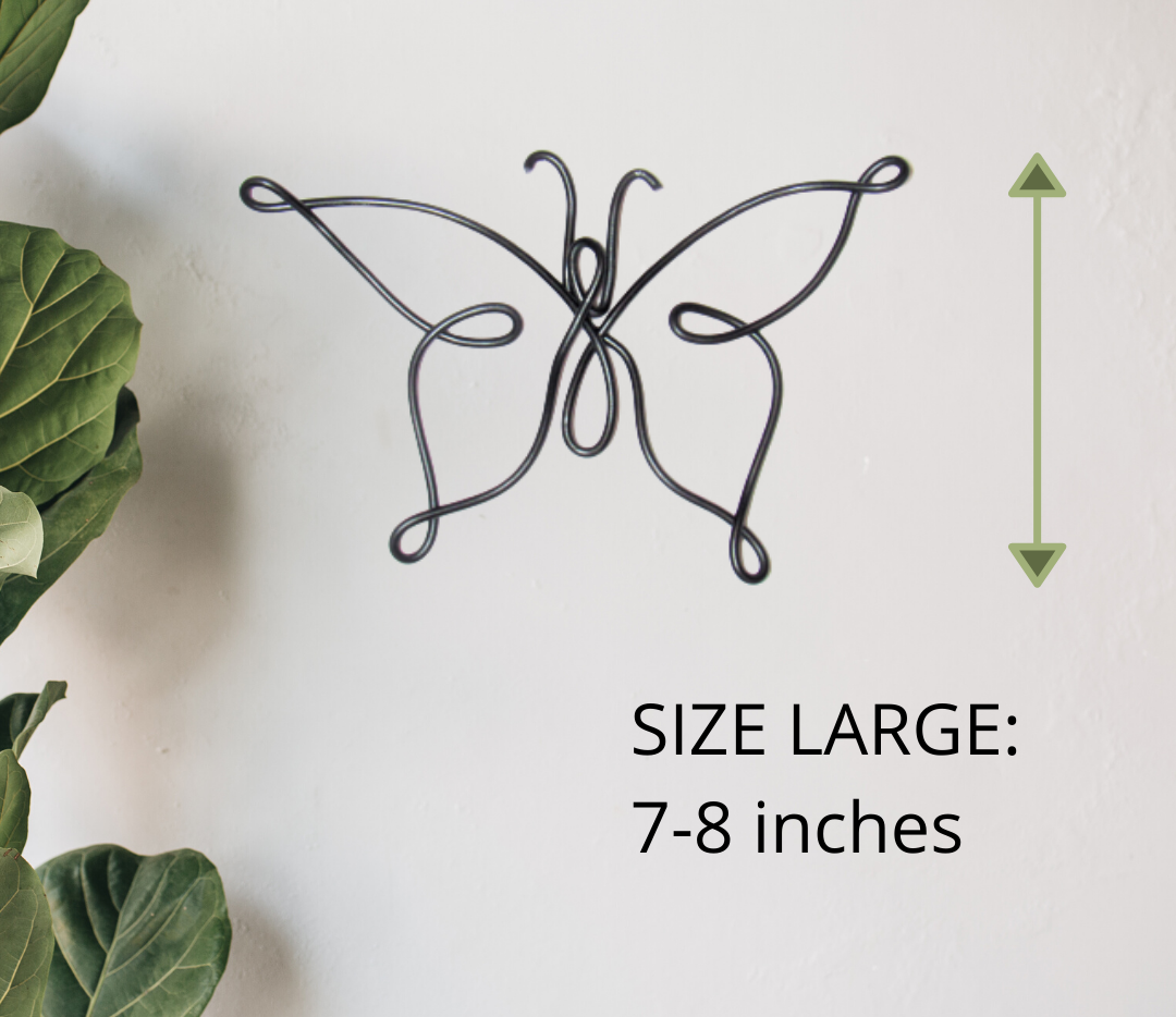 Butterfly wire wall art home decor