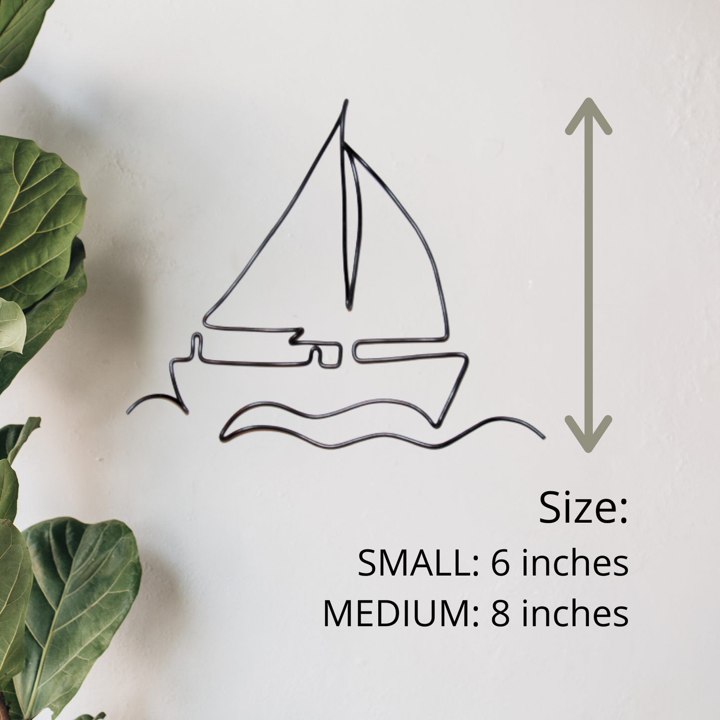 Boat gifts nautical wire wall art home decor
