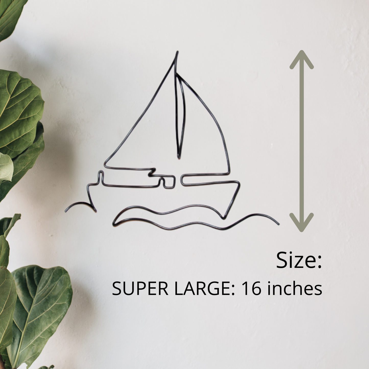 Boat gifts nautical wire wall art home decor