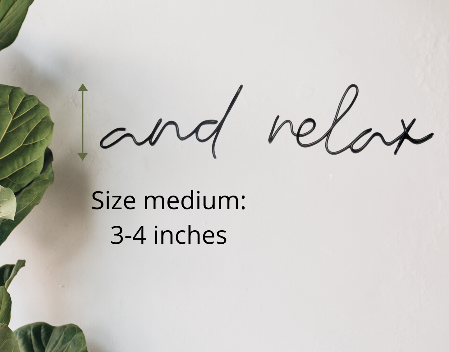 And relax sign wire wall art bathroom signs