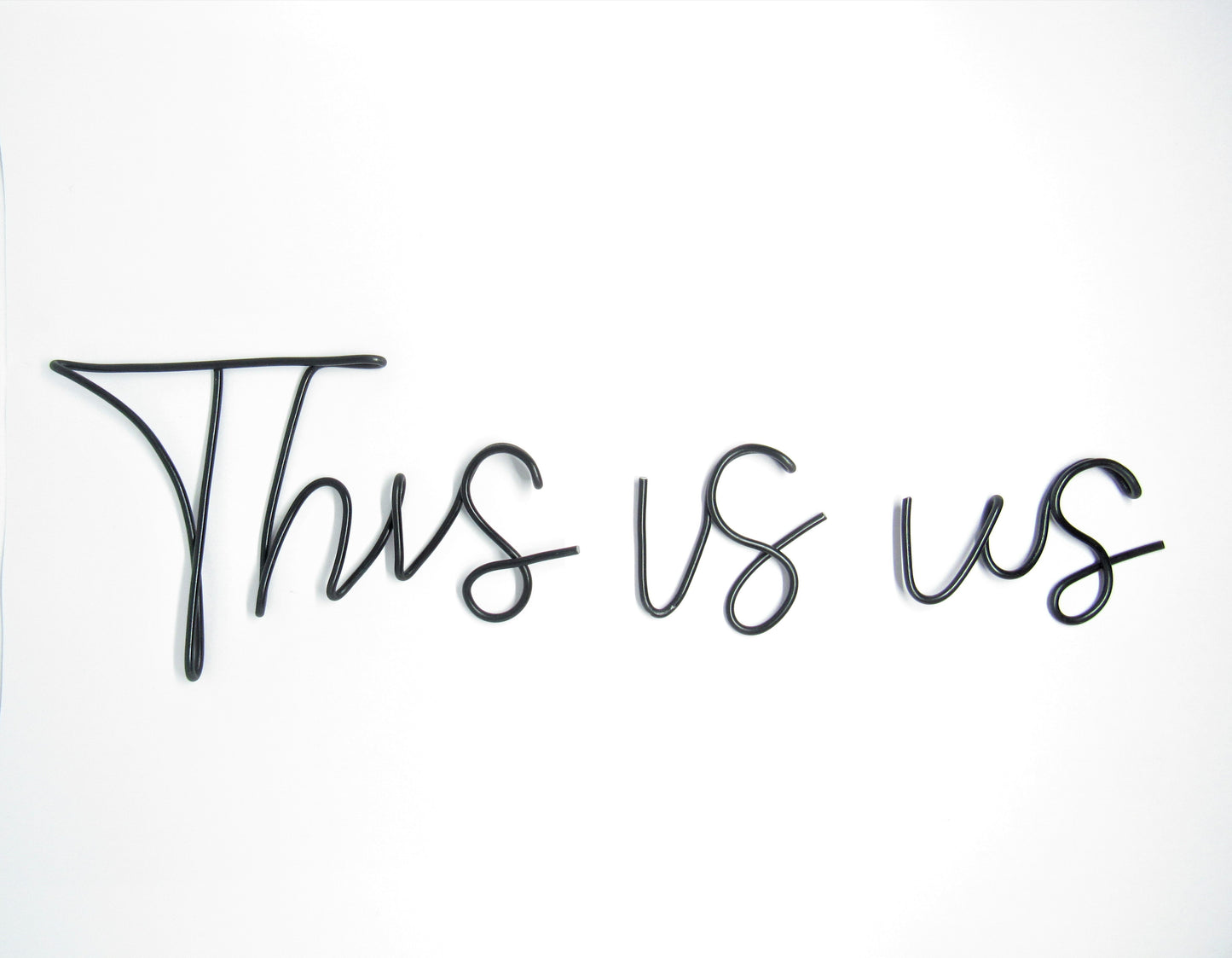 This is us wire wall art living room wall decor