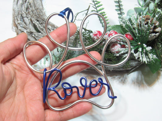 Dog ornament Christmas baubles/ ornament wire