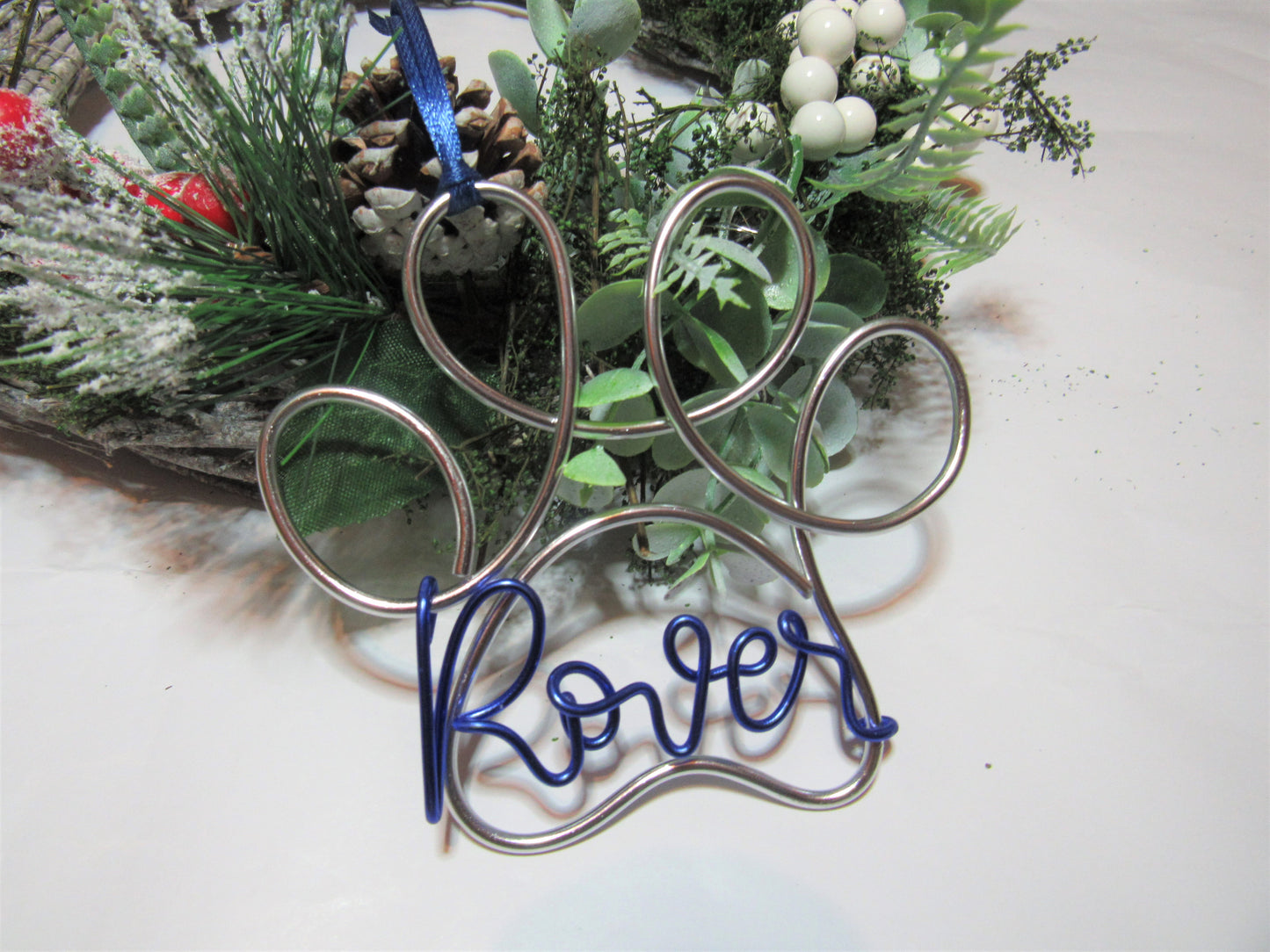 Dog ornament Christmas baubles/ ornament wire