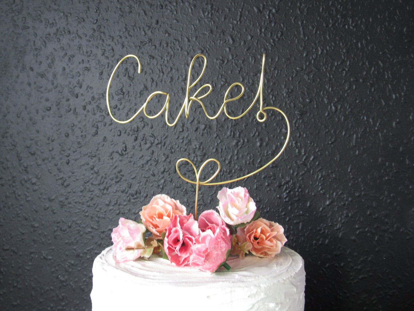 Cake! Wedding Cake Topper/ birthday cake topper