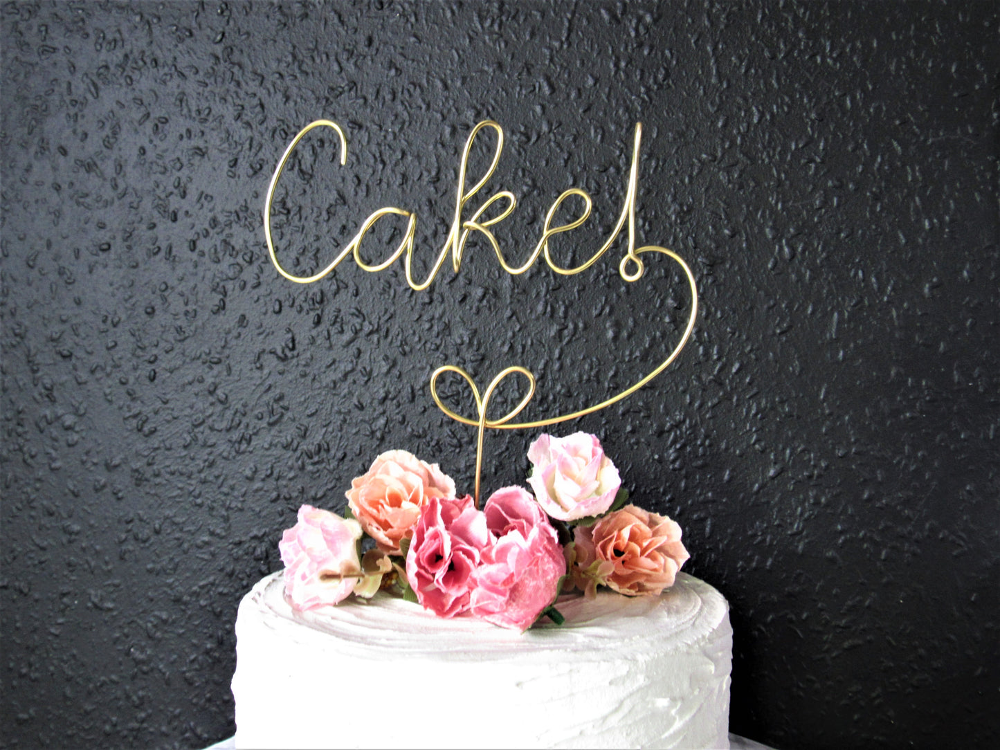 Cake! Wedding Cake Topper/ birthday cake topper