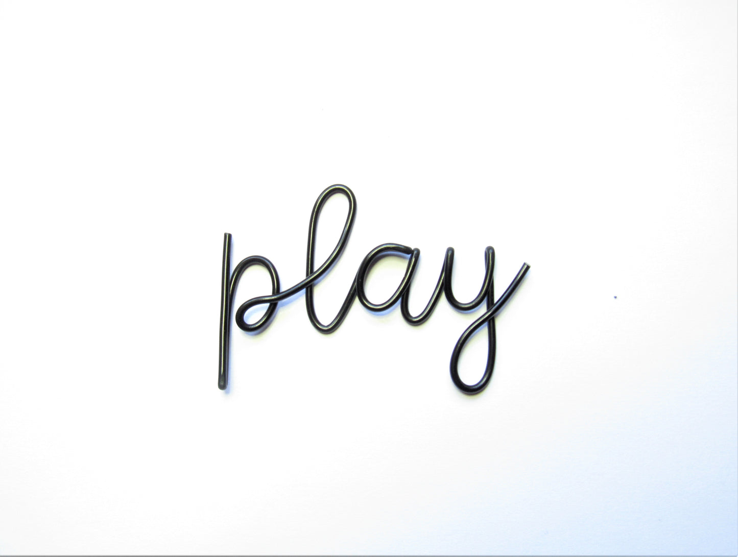 Play wire words sign For Nursery Wall Art decor