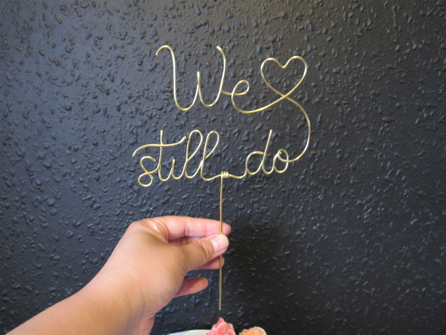 We still do wedding cake topper wire