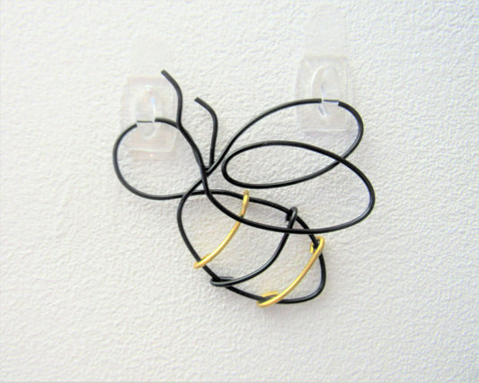 Bee wire art wall decor, bumble bee gifts for kids