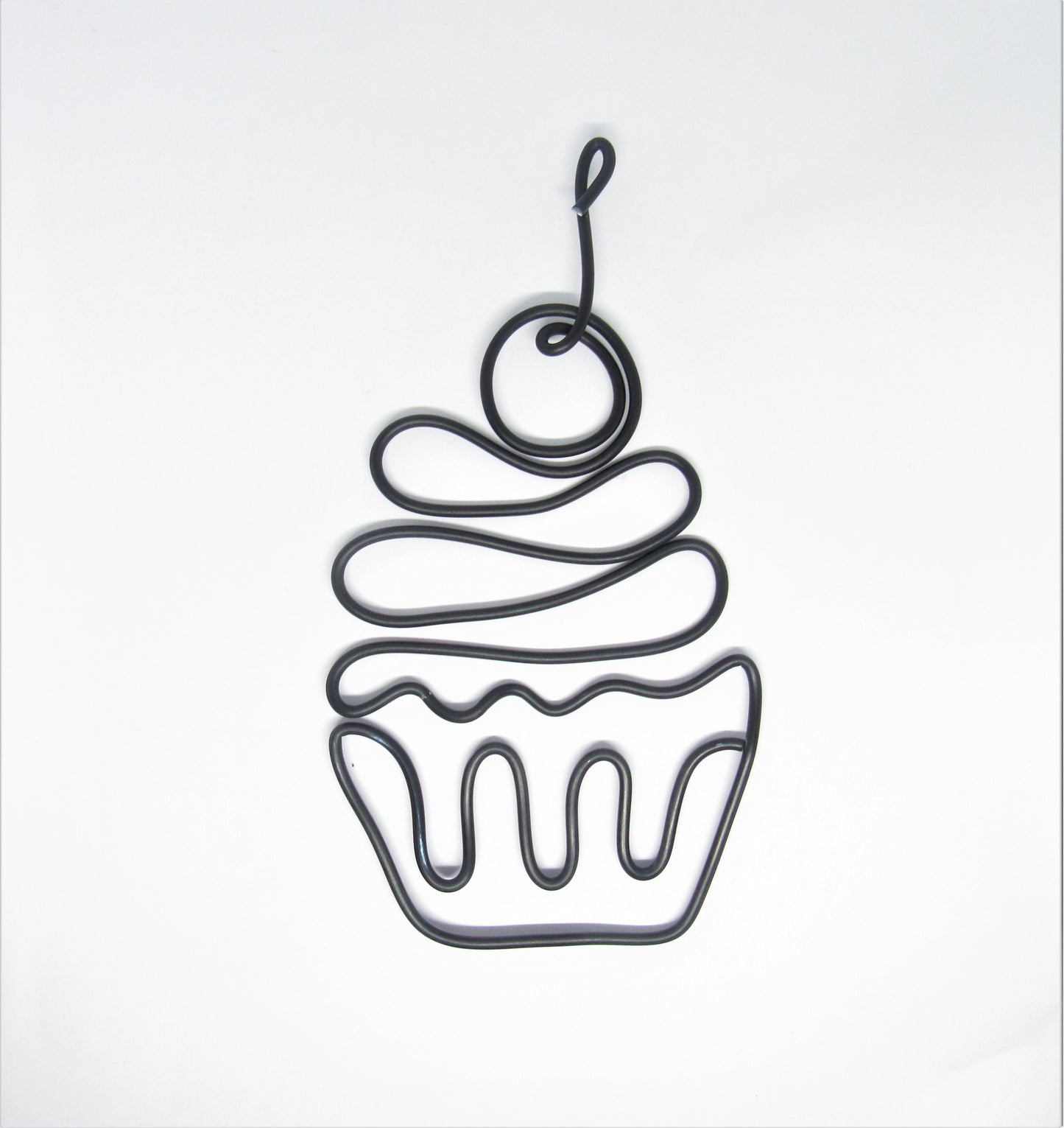 Cup cake sign wire wall art kitchen wall decor