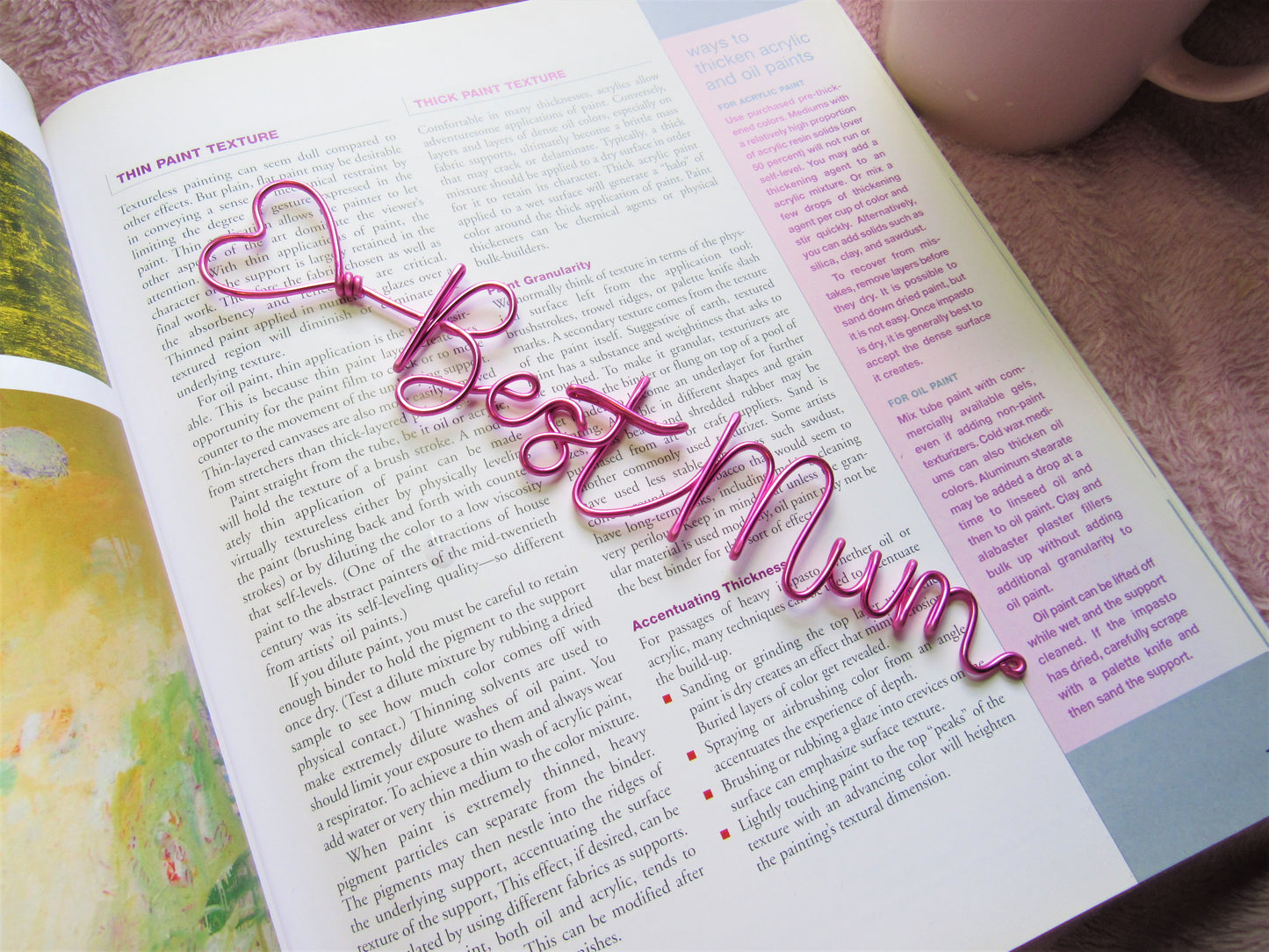 Best Mum wire bookmark Mother's day gift