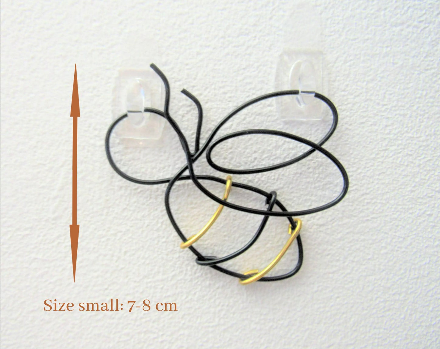Bee wire art wall decor, bumble bee gifts for kids