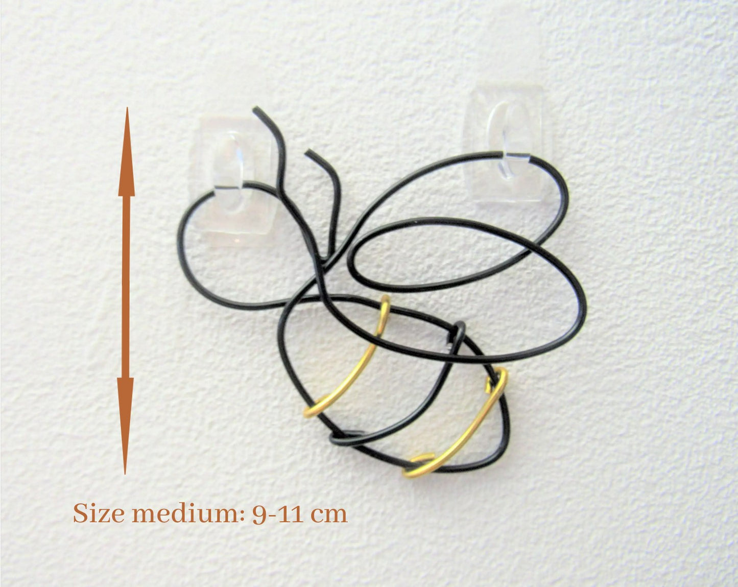 Bee wire art wall decor, bumble bee gifts for kids