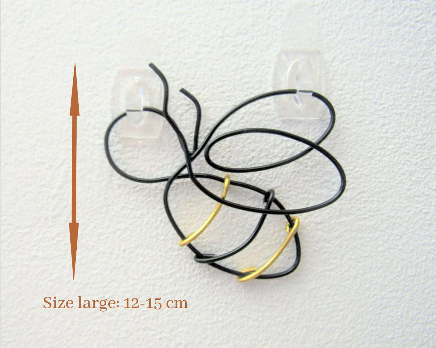 Bee wire art wall decor, bumble bee gifts for kids