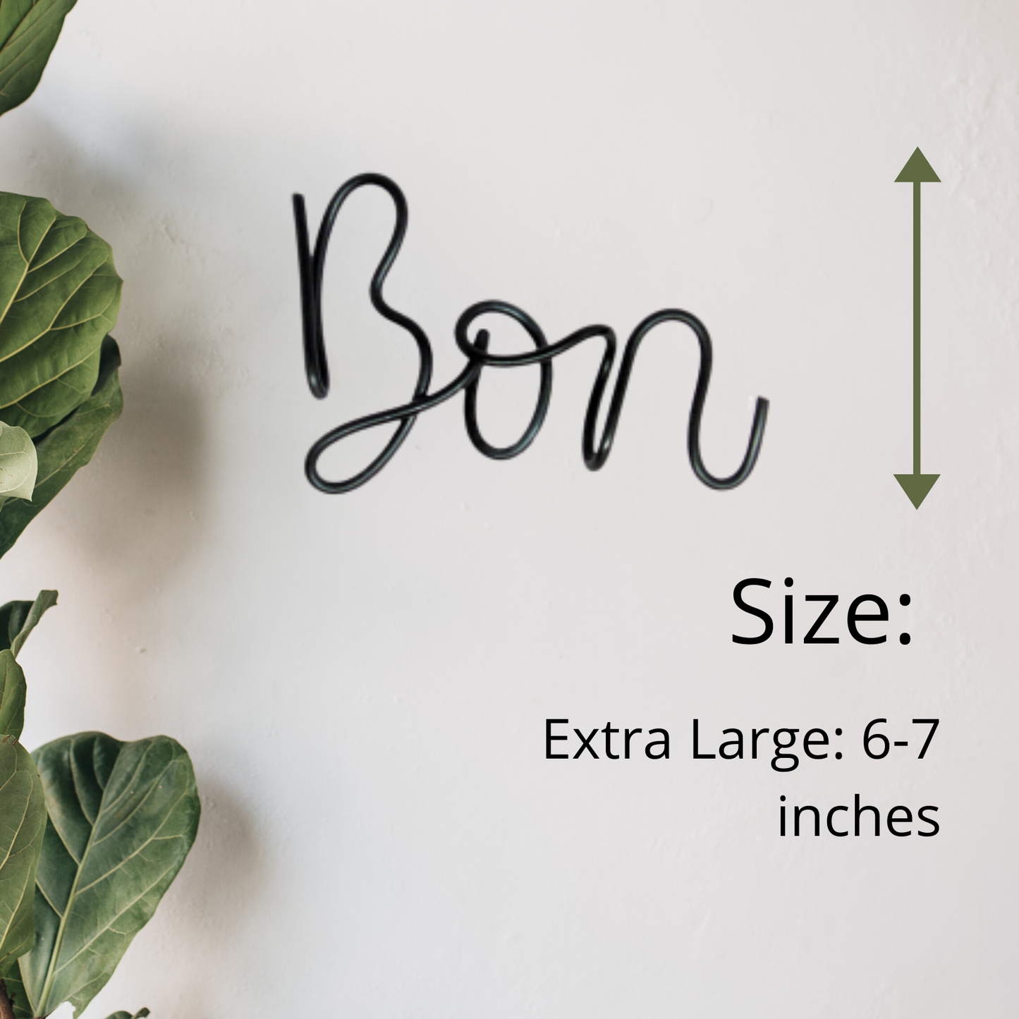 Bon Appetit wire words wall art for dining room wall decor