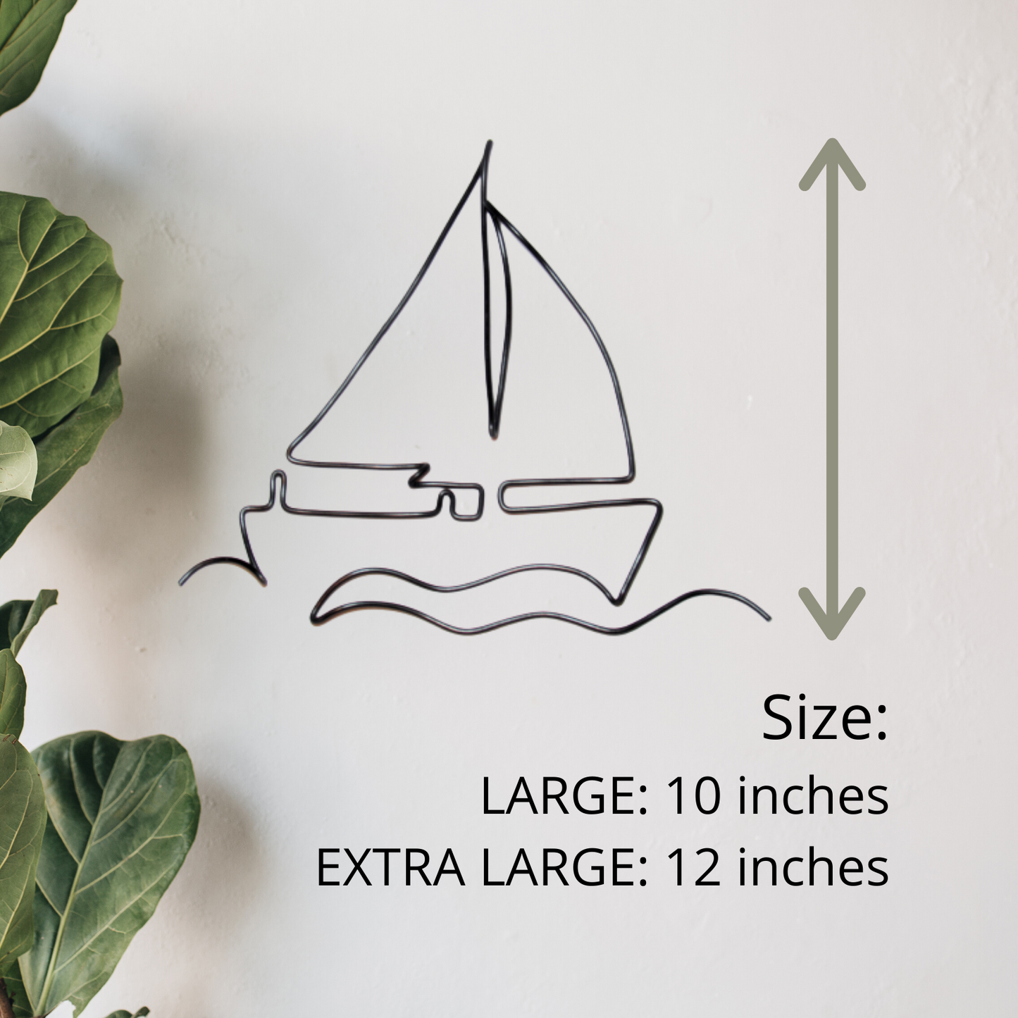 Boat gifts nautical wire wall art home decor