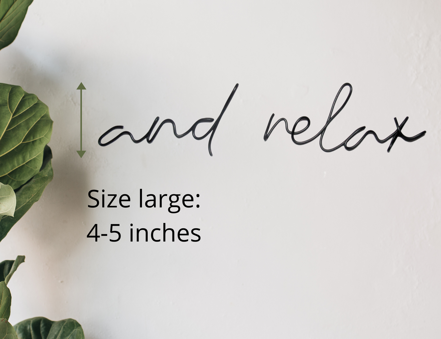 And relax sign wire wall art bathroom signs