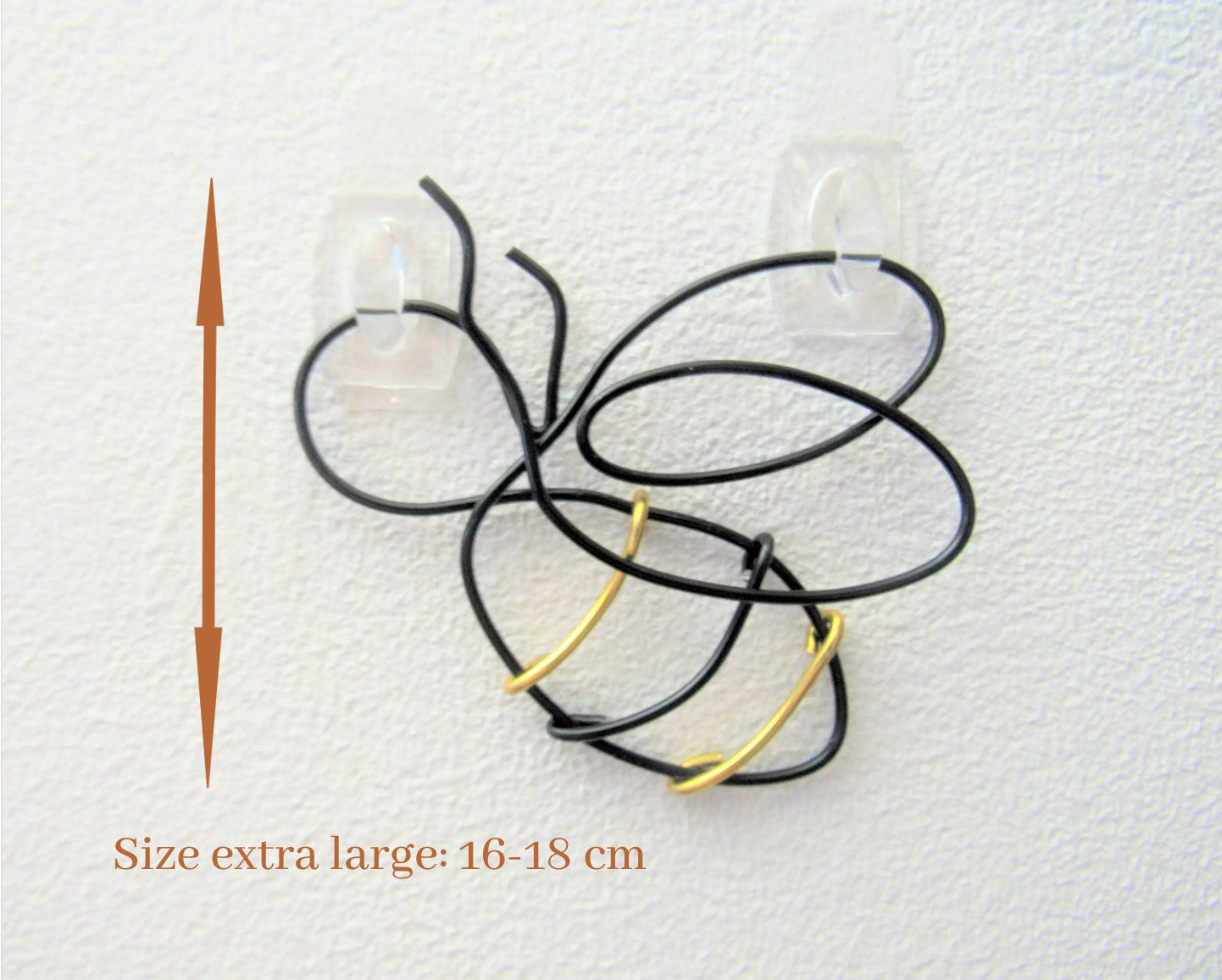 Bee wire art wall decor, bumble bee gifts for kids
